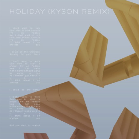 Holiday (Kyson Remix) | Boomplay Music