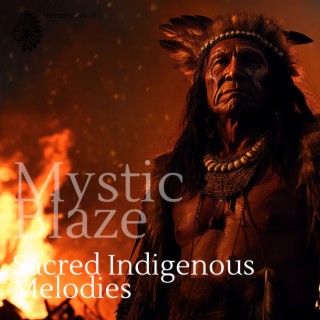 Mystic Blaze: Swaying Embers and Sacred Indigenous Melodies
