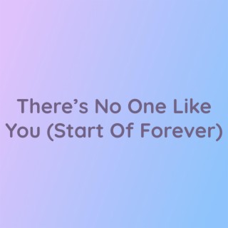 There's No One Like You (Start Of Forever)