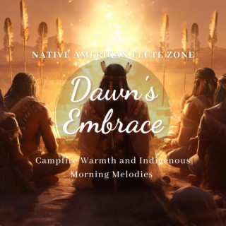 Dawn's Embrace: Campfire Warmth and Indigenous Morning Melodies