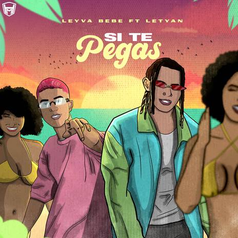 Si Te Pegas ft. Letyan | Boomplay Music