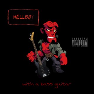 Hellboy With a Bass Guitar