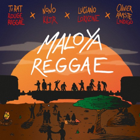 Maloya Reggae ft. Olivier Araste LINDIGO, NONO KILTIR & Luciano LORYZINE | Boomplay Music