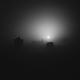 Foggy City Sunrise