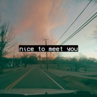 nice to meet you