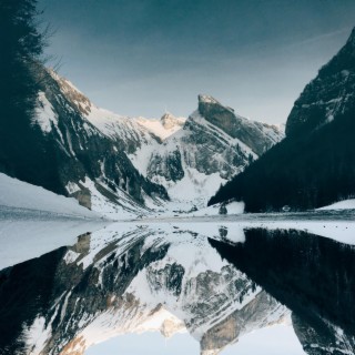 snow covered mountains