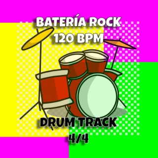 Batería Rock 120 BPM Drum Track 4/4