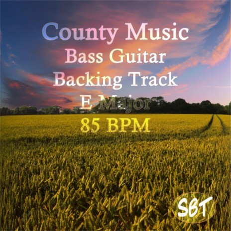 Country Music Backing for Bass Guitar in E Major