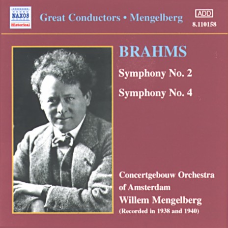 Symphony No. 2 in D Major, Op. 73: IV. Allegro con spirito ft. Willem Mengelberg | Boomplay Music