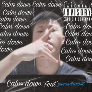Calm Down ft. guesswhois45 lyrics | Boomplay Music