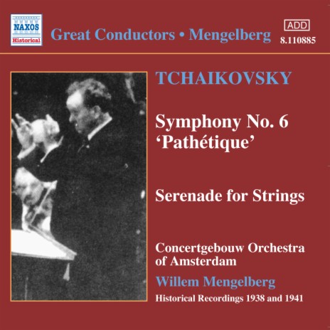 Symphony No. 6 in B Minor, Op. 74, TH 30 Pathétique: Adagio - Allegro non troppo ft. Willem Mengelberg | Boomplay Music