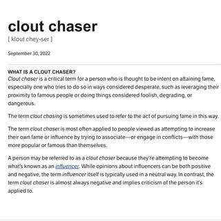 Cloutchaser