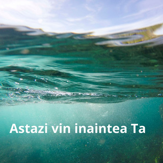 Astazi vin inaintea Ta