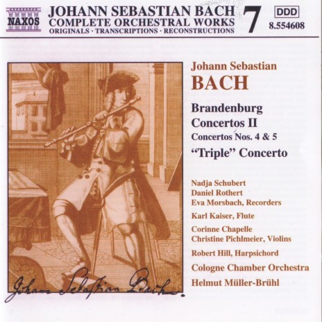 Brandenburg Concerto No. 5 in D Major, BWV 1050: Ii. Affettuoso ft. Helmut Müller-Brühl | Boomplay Music