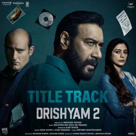 Drishyam 2 - Title Track (From Drishyam 2) ft. Ajay Devgn, Devi Sri Prasad, Vijay Prakash & Amitabh Bhattacharya | Boomplay Music