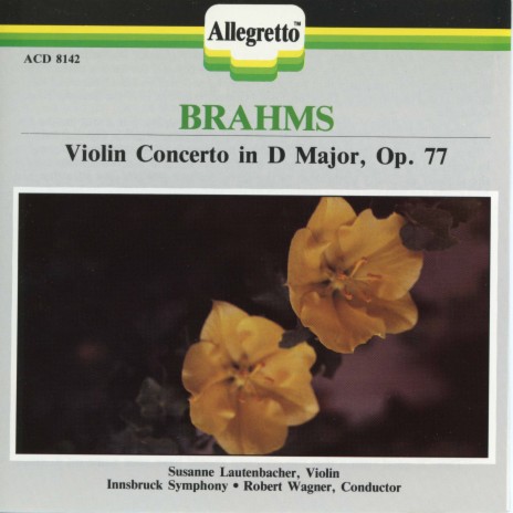 Violin Concerto in D Major, Op. 77: I. Allegro non troppo ft. Innsbruck Symphony Orchestra & Robert Wagner | Boomplay Music