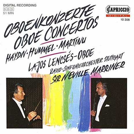 Oboe Concerto in C Major, Hob. VIIg:C1: II. Andante ft. Radio-Sinfonieorchester Stuttgart des SWR & Neville Marriner | Boomplay Music