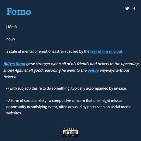 FOMO | Boomplay Music