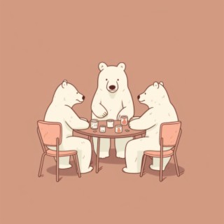 Bears playing poker