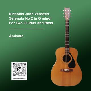 Vardaxis, Serenata No 2 in G minor for two Guitars and Bass