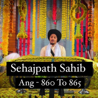 Sehajpath Sahib Ang 860 To 865