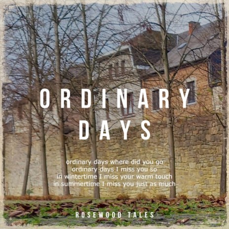 Ordinary Days | Boomplay Music