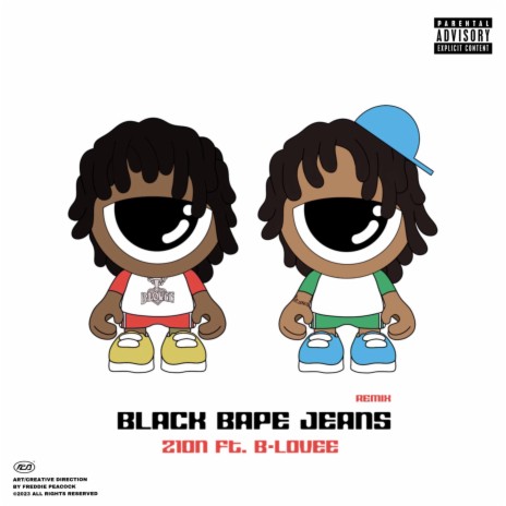 Black Bape Jeans (Remix) ft. B-Lovee | Boomplay Music