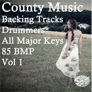 Country Music Drum Backing Tracks All Major Keys, 85 BPM, Vol. 1