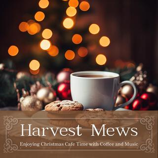 Enjoying Christmas Cafe Time with Coffee and Music