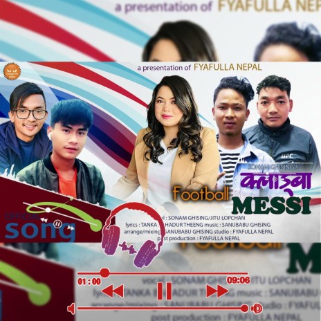 Football Klangba Messi ft. Sonam Ghising | Boomplay Music