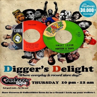 Diggers Delight Show - Thursday 09/11/2023 10:00pm UK (2:00 pm EST, 5:00 pm UTC) www.crackersradio.com