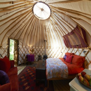 INSIDE A MF YURT