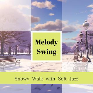 Snowy Walk with Soft Jazz