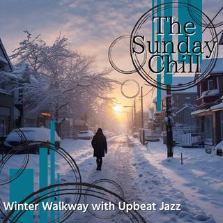 Winter Walkway with Upbeat Jazz