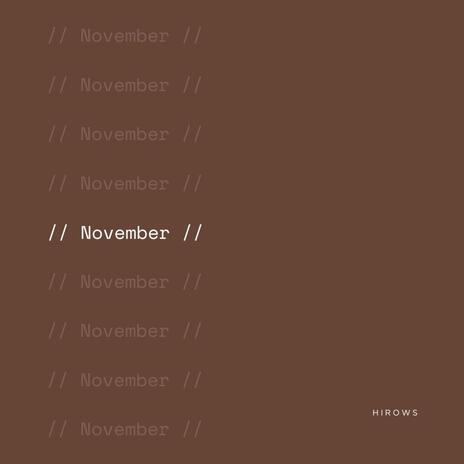 November (Radio Mix) | Boomplay Music