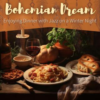 Enjoying Dinner with Jazz on a Winter Night