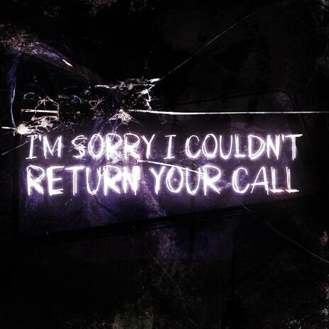 I'm Sorry I Couldn't Return Your Call | Boomplay Music