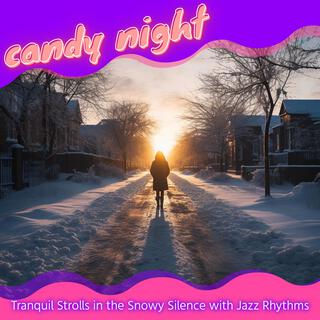 Tranquil Strolls in the Snowy Silence with Jazz Rhythms