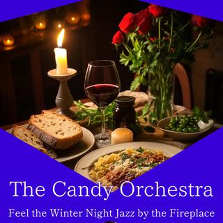 Feel the Winter Night Jazz by the Fireplace