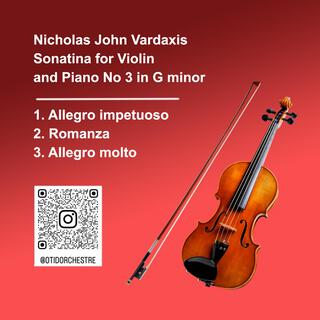 Vardaxis: Sonata for Violin and Piano No 3 in G minor