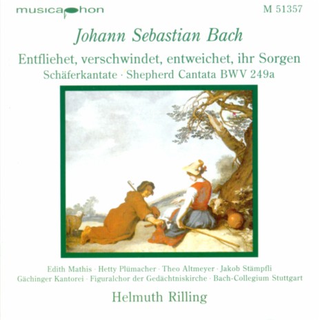 Entfliehet, verschwindet, entweichet, ihr Sorgen, BWV 249a: Sinfonia. (Allegro) ft. Hetty Plümacher, Theo Altmeyer, Jakob Stampfli, Gächinger Kantorei & Stuttgart Figuralchor der Gedachtniskirche | Boomplay Music