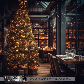 クリスマスディナーのひとときに