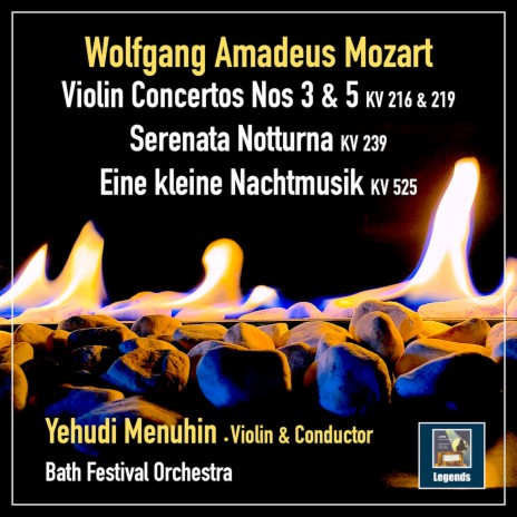 Concerto No. 3 for Violin and Orchestra in G-major; Kv 216: Allegro - Cadenza - Tempo 1 ft. Yehudi Menuhin | Boomplay Music