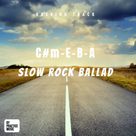 Slow Rock Ballad C#m-E-B-A Backing Track