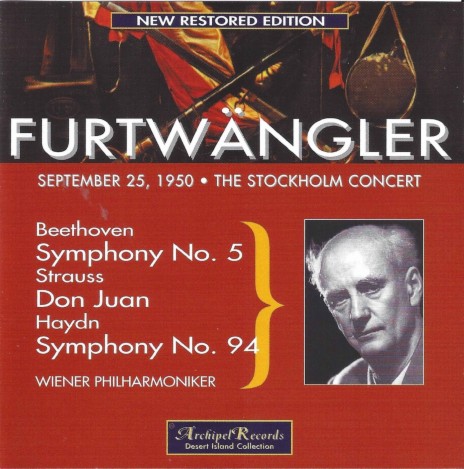 Symphony No. 94 in G Major, Hob. I:94 Surprise: III. Menuetto. Allegro molto (Live) ft. Wilhelm Furtwängler | Boomplay Music