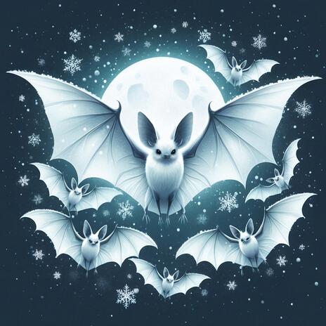 White Bat in the Snow