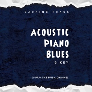 Acoustic Piano Blues in G Backing Track