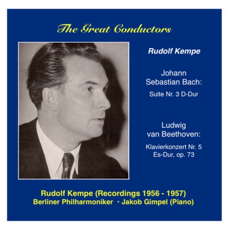 Orchestral Suite No. 3 in D Major, BWV 1068: II. Air, Air on the G String ft. Rudolf Kempe | Boomplay Music