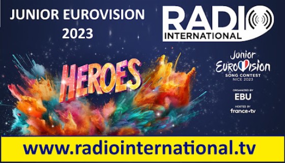 Radio International - The Ultimate Eurovision Experience (2023-11-15): Junior Eurovision Song Contest 2023,Interviews with Melanie Garcia and Levi Diaz, Birthday File, Coverspot and much more