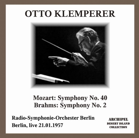 Symphony No. 40 in G Minor, K. 550: I. Molto allegro (Live) ft. Otto Klemperer | Boomplay Music